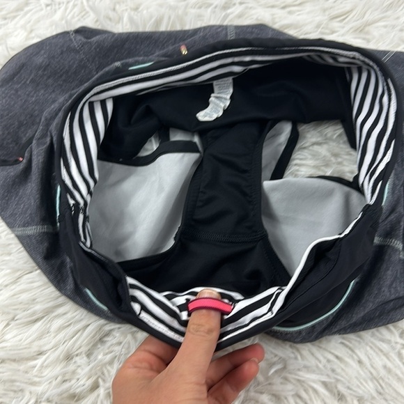 🔥$SALE$🔥 Lululemon Speed Short 2.5" Heathered Texture Printed Greyt Deep Coal - Picture 3 of 7